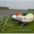 Small-scale hose reel irrigation systems